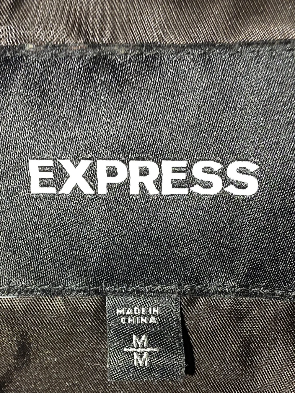 Express Brown Suede Moto Jacket-Missing Sherpa Collar